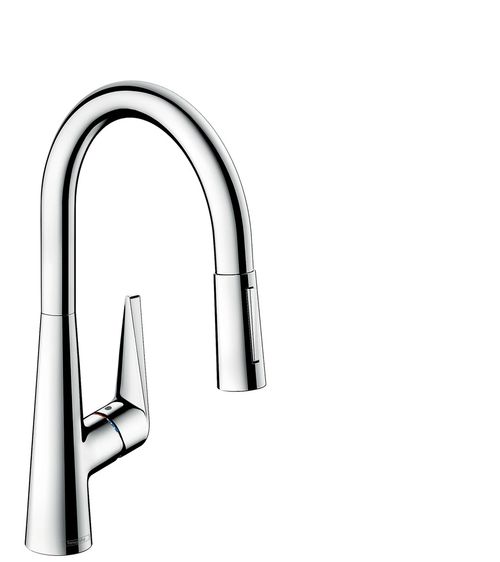 Hansgrohe-HG-Talis-M51-Einhebel-Kuechenmischer-200-Eco-Ausziehbrause-2jet-Chrom-72817000 gallery number 1